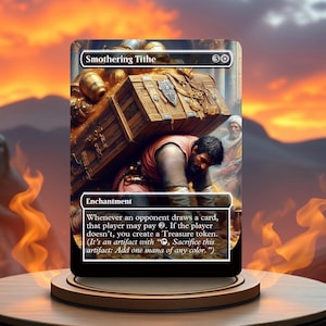 Smothering Tithe Custom Made Game Card Proxy