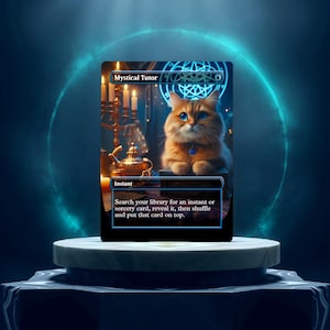 Mystical Tutor Custom Made Game Card Proxy