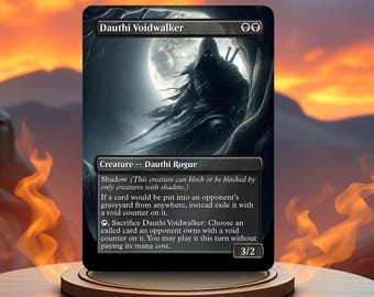 Tarjeta proxy de juego personalizada de Dauthi Voidwalker