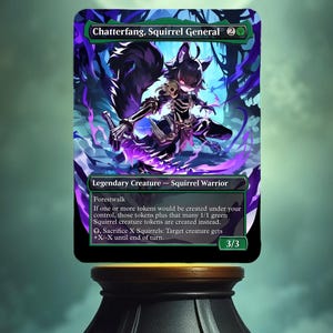 Chatterfang, proxy de carte de jeu personnalisé général Squirell