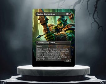 Proxy di carte da gioco personalizzate Orcish Bowmasters