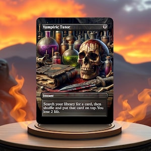 Proxy de cartes de jeu sur mesure pour tuteur vampirique