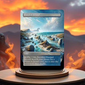 Flooded Strand Custom Made Game Card Proxy