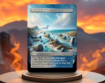 Flooded Strand Custom Made Game Card Proxy