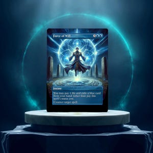 Tarjeta proxy de juego personalizada de Force of Will