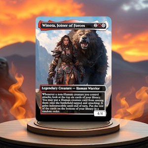 Winota, Joiner of Forces - Tarjeta proxy de juego personalizada