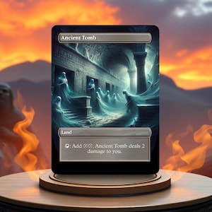 Tarjeta proxy de juego personalizada de Ancient Tomb