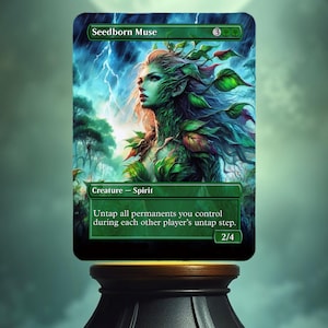 Tarjeta proxy de juego personalizada Seedborn Muse