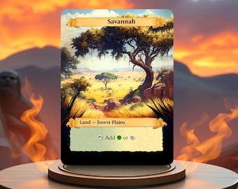 Proxy per carte da gioco personalizzate Savannah