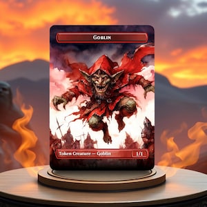 Goblin Token Custom Made Game Card Proxy