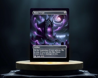 Mana Crypt Custom Made Game Card Proxy