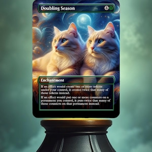 Doubling Season Custom Made Game Card Proxy