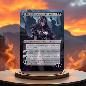Liliana, General de la Horda del Terror, Tarjeta Proxy de Juego Personalizada