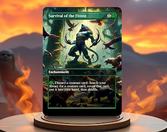 Survival of the Fittest (custom Card Alternate Art) - Etsy