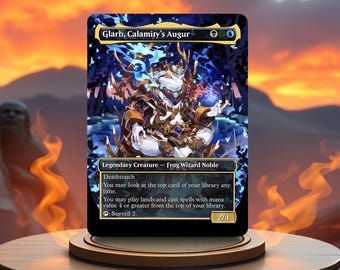 Glarb, Calamity's Augur Custom Made Game Card Proxy - Etsy