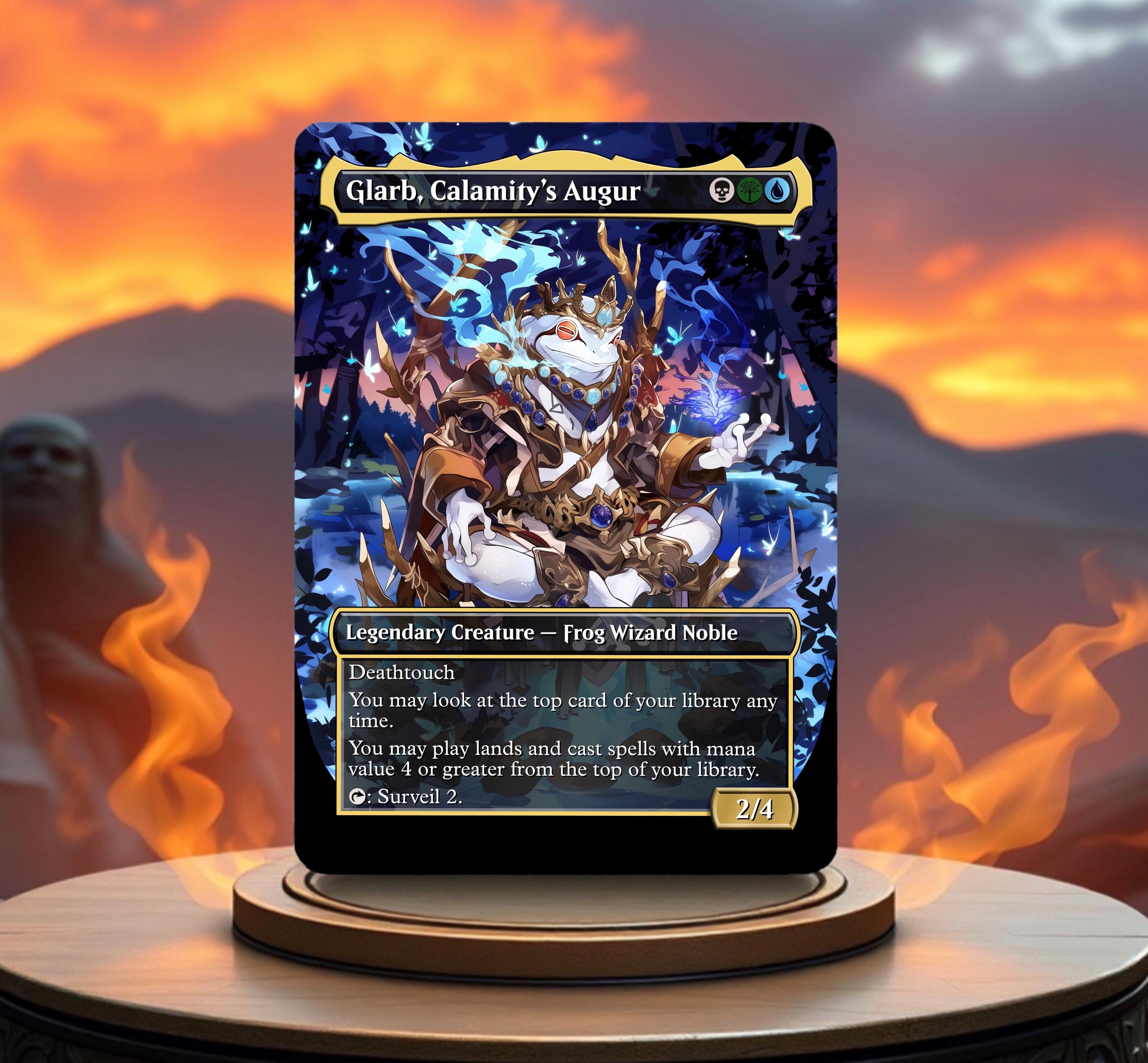 Glarb, Calamity's Augur Custom Made Game Card Proxy - Etsy