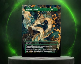 Natural Order Custom Made Game Card Proxy