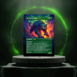 Scythecat Cub | Proxy Card - Etsy