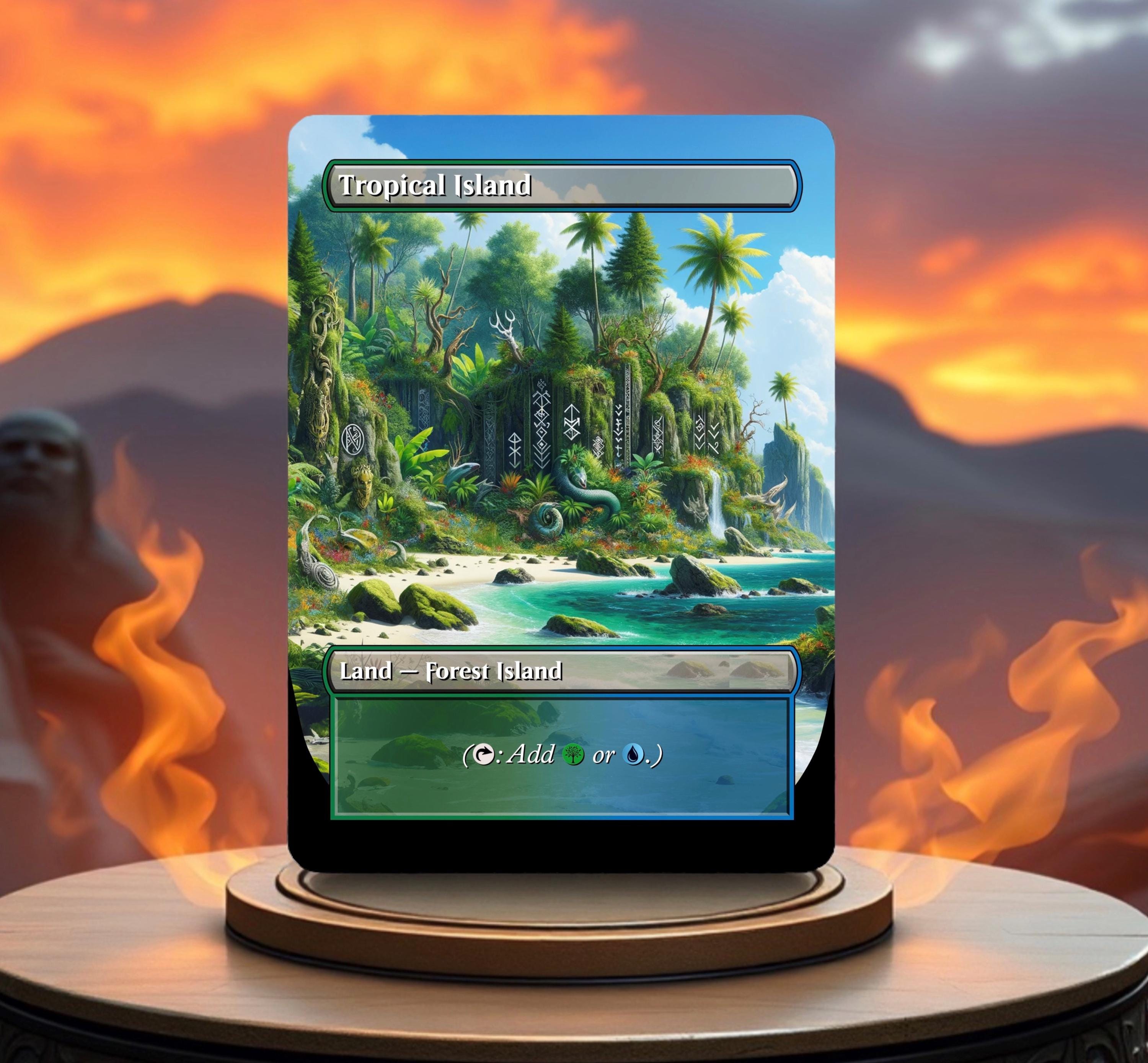 Tropical Island Mtg - Etsy