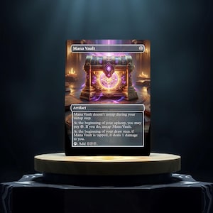 Mana Vault Custom Made Game Card Proxy