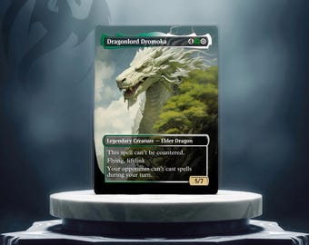 Dragonlord Dromoka Custom Made Game Card Proxy