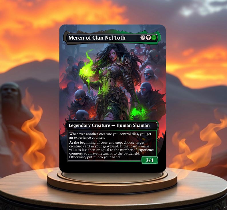 Meren of Clan Nel Toth Custom Made Game Card Proxy - Etsy