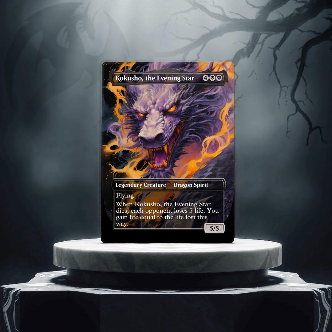 Kokusho, the Evening Star Custom Made Game Card Proxy - Etsy Denmark