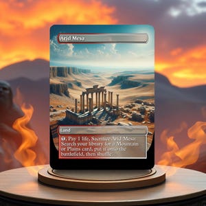 Arid Mesa Custom Made Game Card Proxy