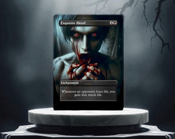 Exquisite Blood Custom Made Game Card Proxy - Etsy