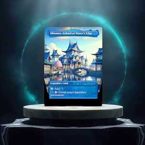 Tarjeta proxy de juego personalizada de Minamo, School at Water's Edge
