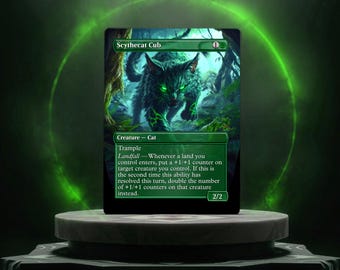 Scythecat Cub | Proxy Card - Etsy