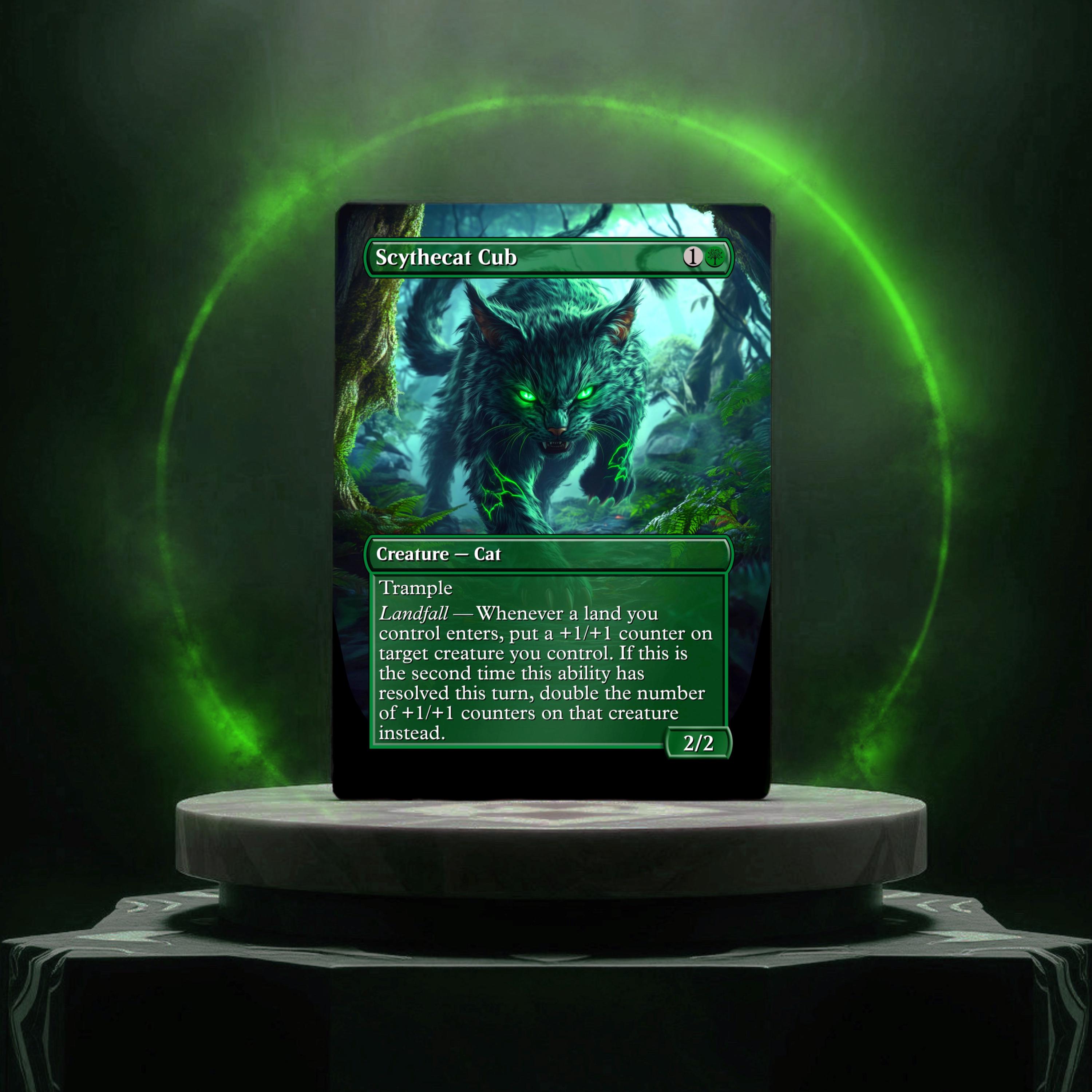Scythecat Cub Custom Made Game Card Proxy - Etsy