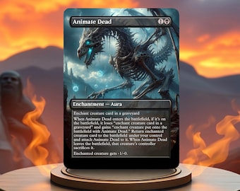 Animate Dead Custom Made Game Card Proxy