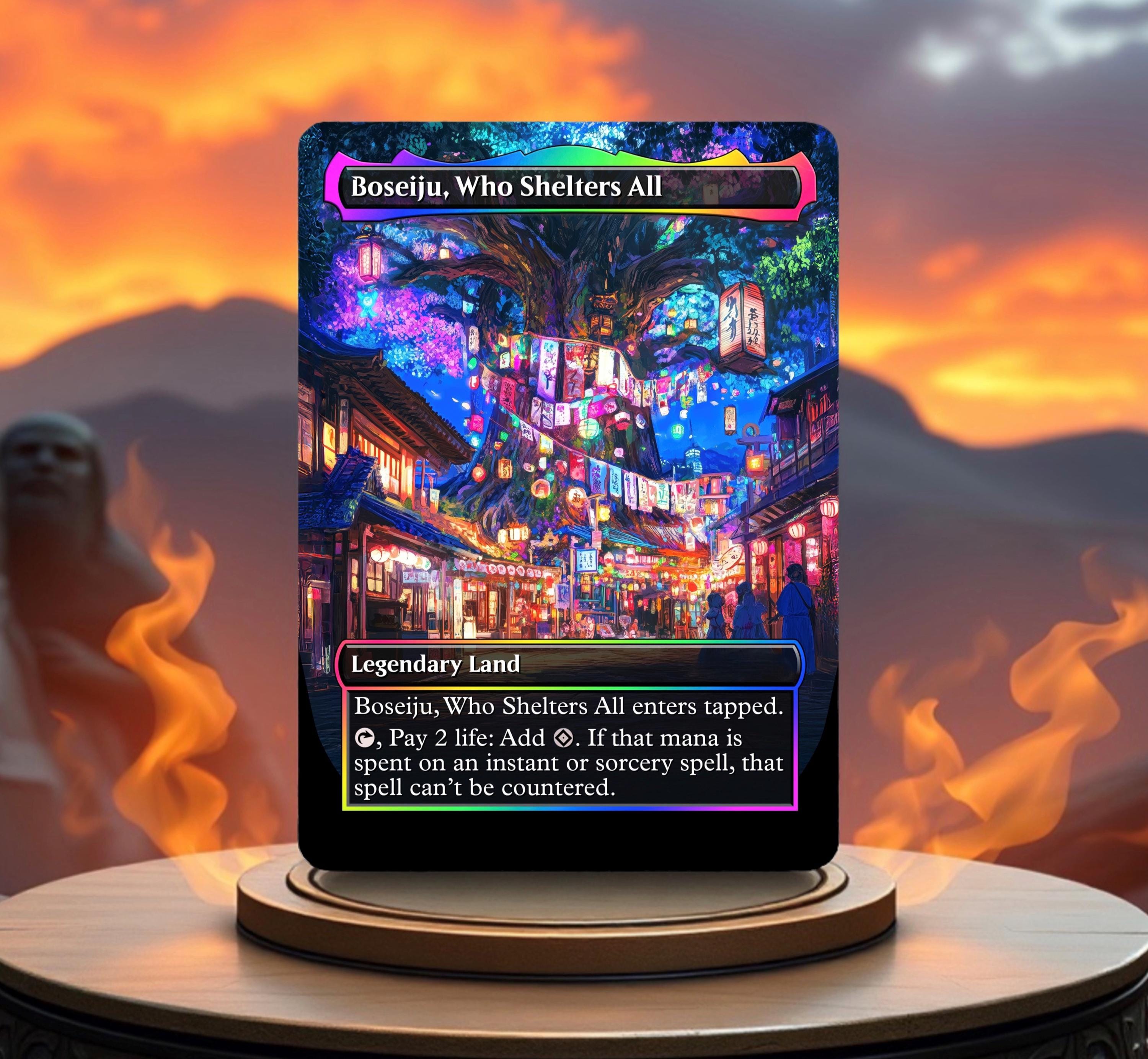 Boseiju Who Shelters All Custom Made Game Card Proxy
