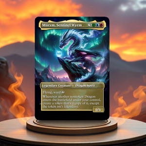 Miirym, Sentinel Wyrm - Tarjeta proxy de juego personalizada