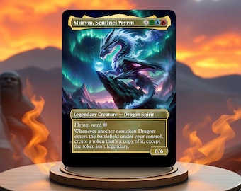 Miirym, Sentinel Wyrm Custom Made Game Card Proxy