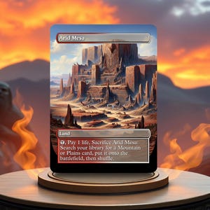Arid Mesa Custom Made Game Card Proxy