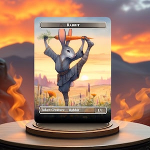 Cartão de jogo personalizado Rabbit Token Proxy