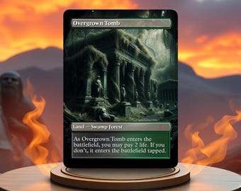 Overgrown Tomb Custom Made Game Card Proxy