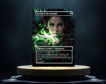 Sword of the Animist Custom Made Game Card Proxy
