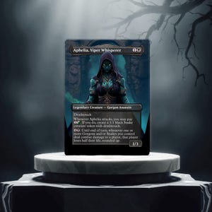Tarjeta proxy de juego personalizada Aphelia, Viper Whisperer