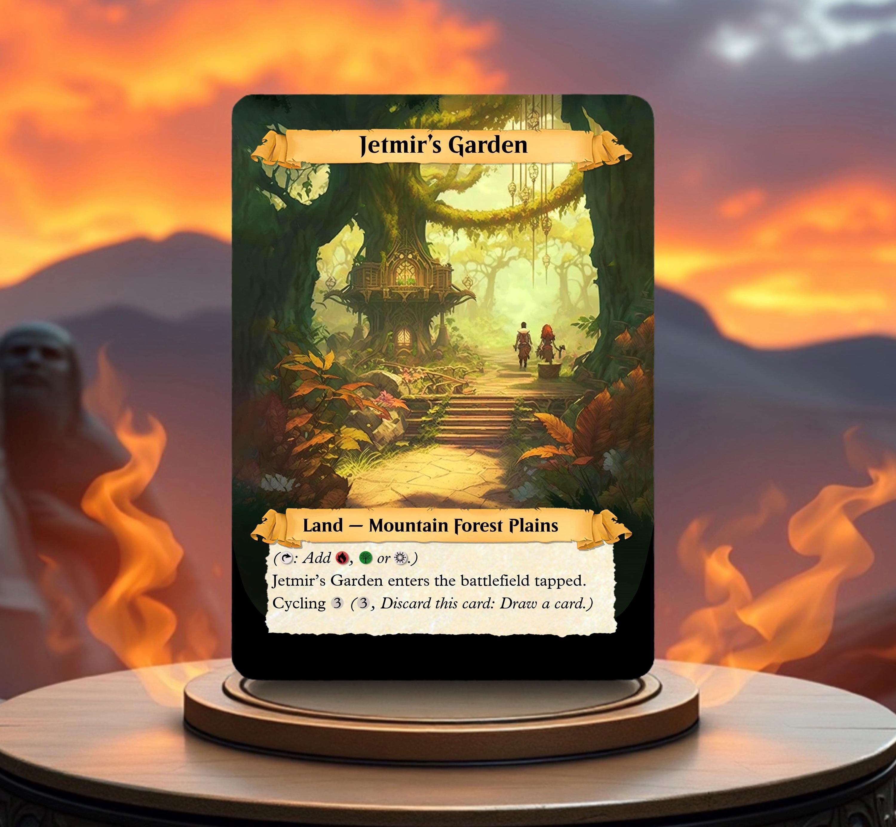 Jetmir's Garden Custom Made Game Card Proxy - Etsy