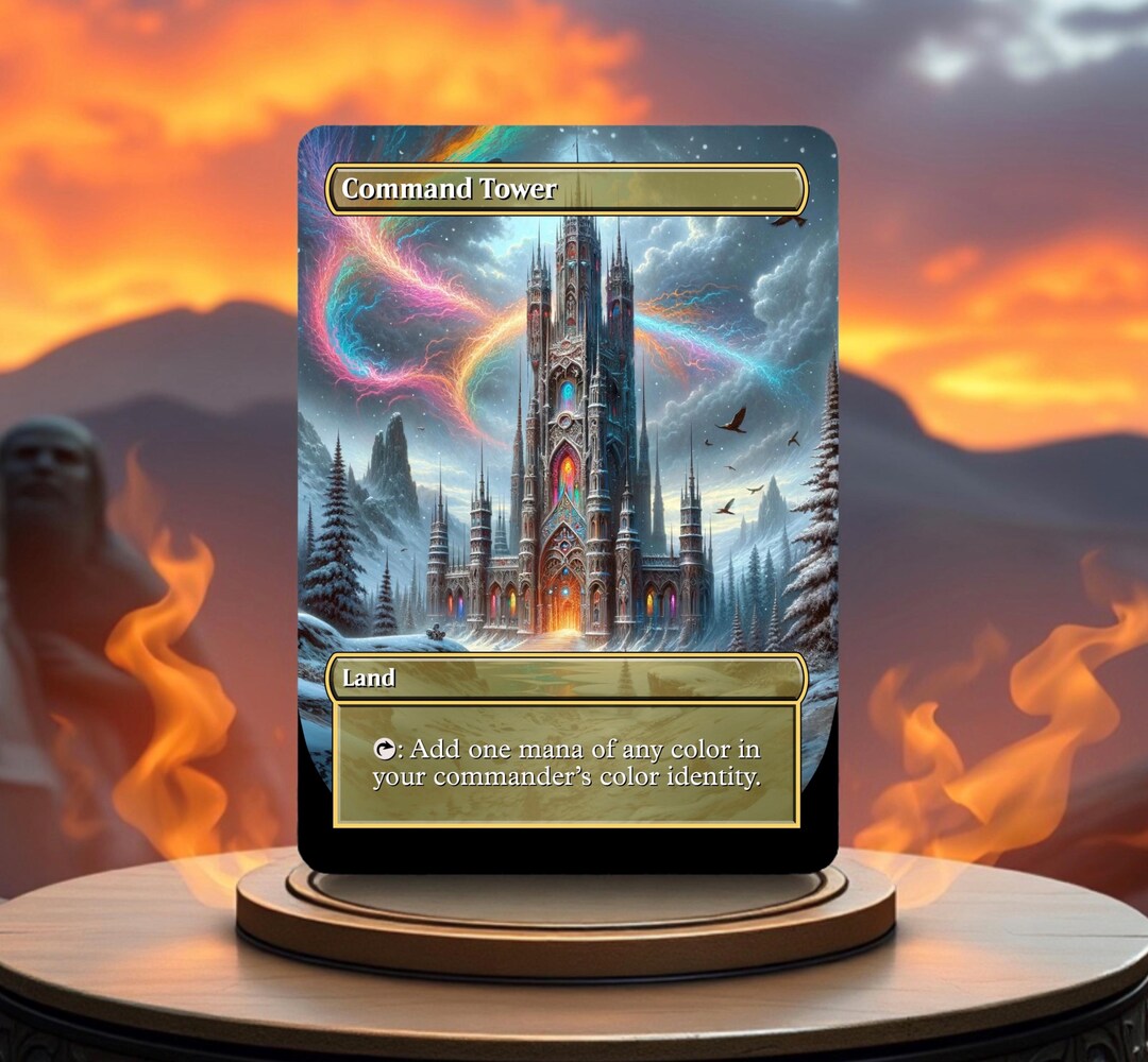 Command Tower Custom Command Tower Custom Made Game Card Proxy - Etsy