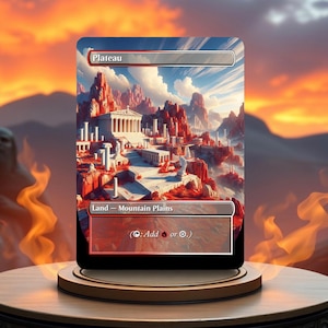 Plateau Custom Made Game Card Proxy
