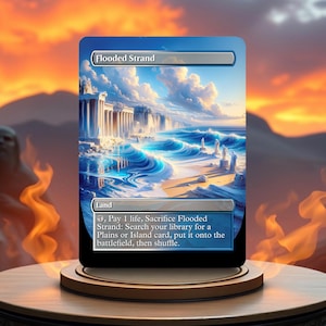 Flooded Strand Custom Made Game Card Proxy