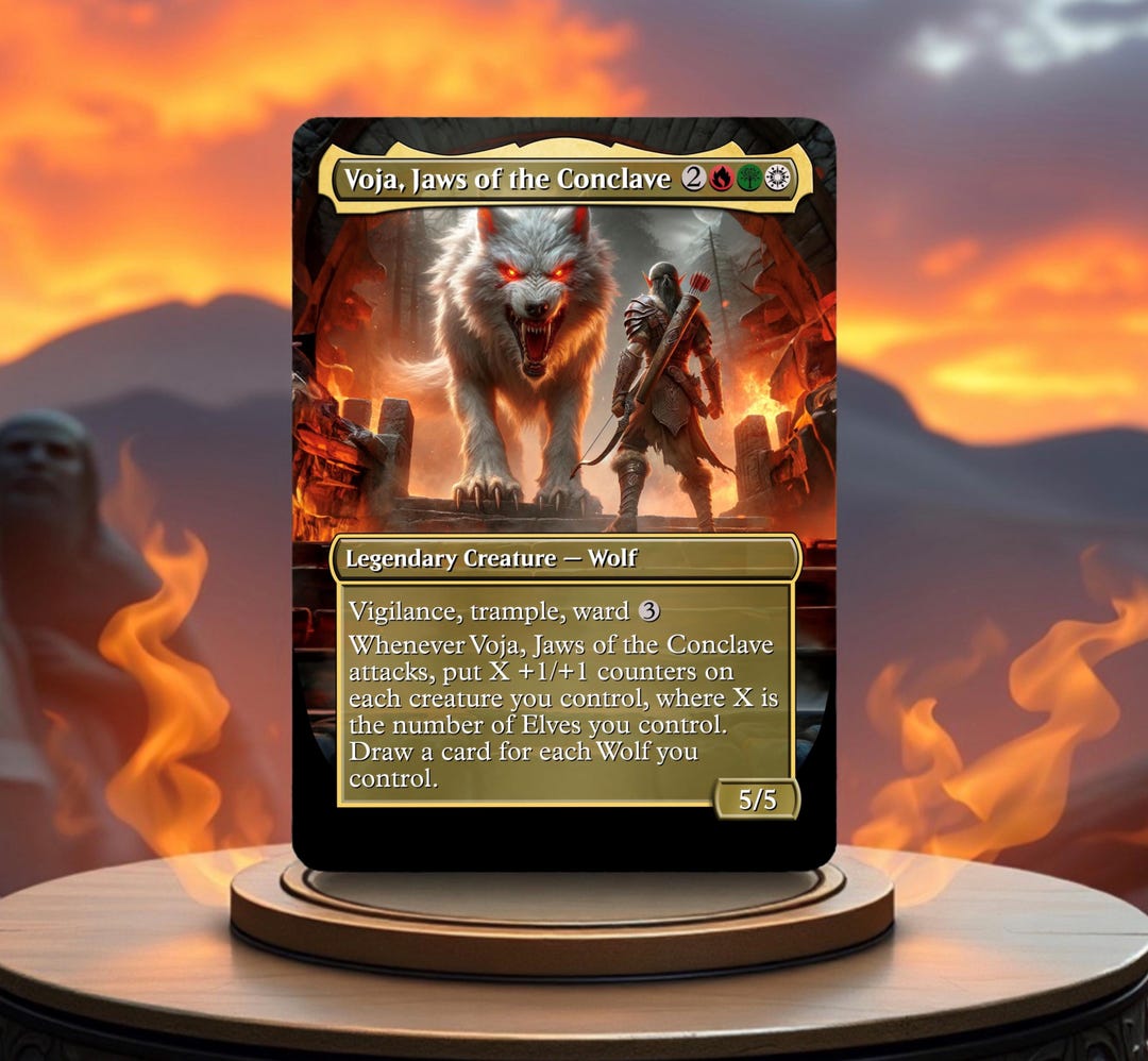 MTG 頂点捕食者、ガラク SDCC foil 希少 EDH Rampaging Yao Guai (Surge Foil) | Fallout Commander