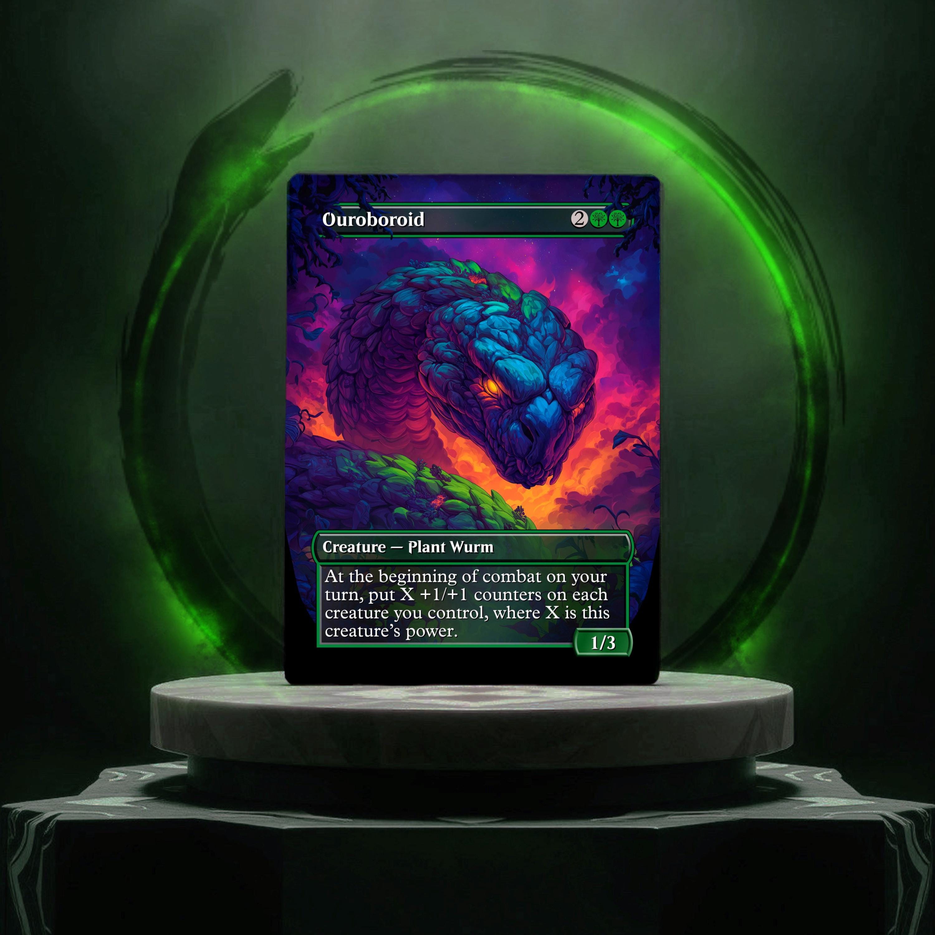 ウロボロイド　Ourobroid クリーチャーカード Ouroboroid Custom Made Game Card Proxy - Etsy Canada