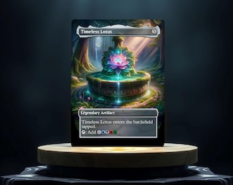 Timeless Lotus Custom Made Game Card Proxy