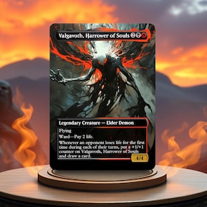 Valgavoth, Harrower of Souls - Tarjeta proxy de juego personalizada