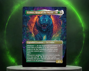 Arahbo, Roar of the World Custom Made Game Card Proxy - Etsy Israel
